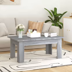 vidaXL Coffee Table Couch Table Hall End Center Accent Table Engineered Wood - Grey sonoma - Additional view 4