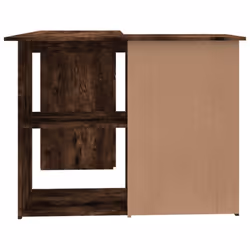 vidaXL Corner Desk Chipboard Home Office Computer Study Table Multi Colours - Smoked oak - Additional view 7