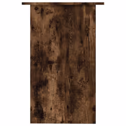 vidaXL Desk Bedroom Office Desk Work Corner Table Study Desk Engineered Wood - Smoked oak - Additional view 5