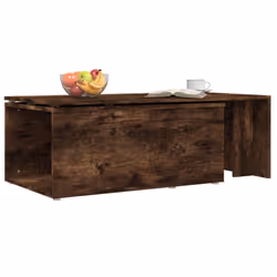 vidaXL Coffee Table Engineered Wood Lounge End Couch Table Desk Multi Colours - Smoked oak - Additional view 4