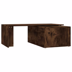 vidaXL Coffee Table Engineered Wood Lounge End Couch Table Desk Multi Colours - Smoked oak - Additional view 9