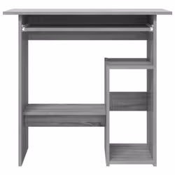 vidaXL Desk Bedroom Office Desk Work Corner Table Study Desk Engineered Wood - Grey sonoma - Additional view 4