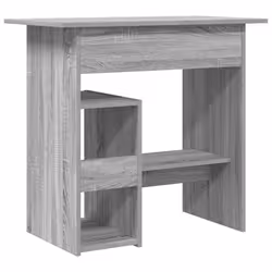 vidaXL Desk Bedroom Office Desk Work Corner Table Study Desk Engineered Wood - Grey sonoma - Additional view 6