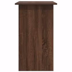 vidaXL Desk Bedroom Office Desk Work Corner Table Study Desk Engineered Wood - Brown oak