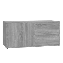 vidaXL TV Cabinet Engineered Wood Home Stereo Media Stand Unit Multi Colours - Grey sonoma