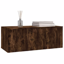 vidaXL TV Cabinet Engineered Wood Home Stereo Media Stand Unit Multi Colours - Smoked oak - Additional view 3