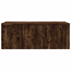 vidaXL TV Cabinet Engineered Wood Home Stereo Media Stand Unit Multi Colours - Smoked oak - Additional view 5