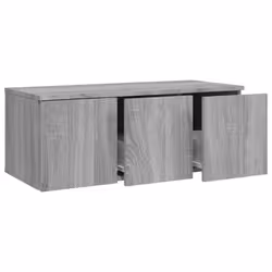 vidaXL TV Cabinet Engineered Wood Home Stereo Media Stand Unit Multi Colours - Grey sonoma - Additional view 4