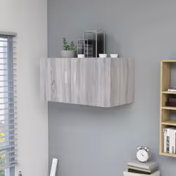 VidaXL 815514 shelve Wood Grey - Additional view 2