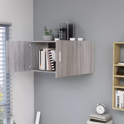 VidaXL 815514 shelve Wood Grey - Additional view 3