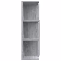 vidaXL Bathroom Mirror Cabinet Grey Sonoma Engineered Wood Storage Cabinet - Additional view 7