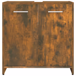 vidaXL Bathroom Cabinet Engineered Wood Cupboard Organiser Board Multi Colours - smoked oak - Additional view 3