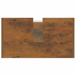 vidaXL Bathroom Cabinet Engineered Wood Cupboard Organiser Board Multi Colours - smoked oak - Additional view 6