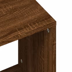 vidaXL Coffee Table Side Table End Accent Telephone Sofa Table Engineered Wood - brown oak - Additional view 7