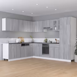 vidaXL Drawer Bottom Cabinet Grey Sonoma Engineered Wood Kitchen Cupboard