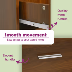 vidaXL Kitchen Cabinet Home Storage Shelf Organiser Cupboard Engineered Wood - Brown oak