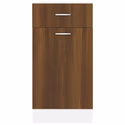 vidaXL Kitchen Cabinet Home Storage Shelf Organiser Cupboard Engineered Wood - Brown oak - Additional view 6