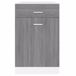 vidaXL Kitchen Cabinet Home Storage Shelf Organiser Cupboard Engineered Wood - Grey sonoma - Additional view 5