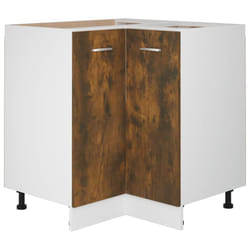 vidaXL Kitchen Cabinet Home Storage Shelf Organiser Cupboard Engineered Wood - Smoked oak