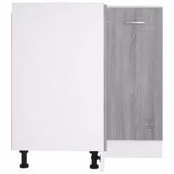 vidaXL Kitchen Cabinet Home Storage Shelf Organiser Cupboard Engineered Wood - Grey sonoma - Additional view 7