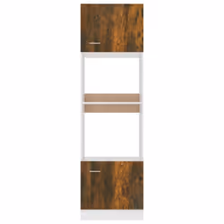 vidaXL Kitchen Cabinet Home Storage Shelf Organiser Cupboard Engineered Wood - Smoked oak - Additional view 5