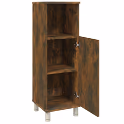 vidaXL Bathroom Cabinet Engineered Wood Under Basin Cupboard Multi Colours - Smoked oak - Additional view 5