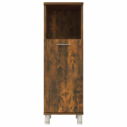 vidaXL Bathroom Cabinet Engineered Wood Under Basin Cupboard Multi Colours - Smoked oak - Additional view 6