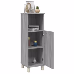 vidaXL Bathroom Cabinet Engineered Wood Under Basin Cupboard Multi Colours - Grey sonoma - Additional view 4