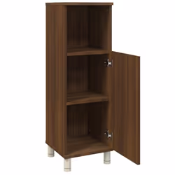 vidaXL Bathroom Cabinet Engineered Wood Under Basin Cupboard Multi Colours - Brown oak - Additional view 5