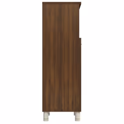 vidaXL Bathroom Cabinet Engineered Wood Under Basin Cupboard Multi Colours - Brown oak - Additional view 7