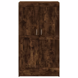vidaXL Book Cabinet Storage Rack Bookshelf Bookcase Sideboard Engineered Wood - smoked oak - Additional view 4