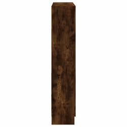vidaXL Book Cabinet Storage Rack Bookshelf Bookcase Sideboard Engineered Wood - smoked oak - Additional view 5