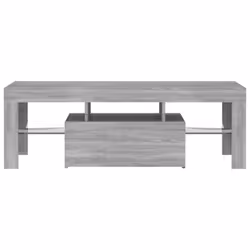 vidaXL TV Cabinet with LED Lights Grey Sonoma TV Stand Media Unit HiFi Cabinet - Additional view 4
