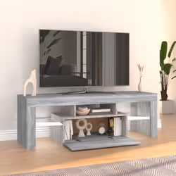 vidaXL TV Cabinet with LED Lights Grey Sonoma TV Stand Media Unit HiFi Cabinet - Additional view 7