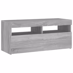 vidaXL TV Cabinet with LED Lights Sideboard TV Stand TV Unit Hifi Cabinet - Grey sonoma - Additional view 7