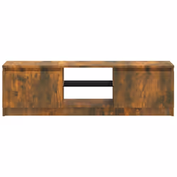 vidaXL TV Cabinet with LED Lights TV Stand TV Unit Hall Entertainment Cenrtre - Smoked oak - Additional view 10