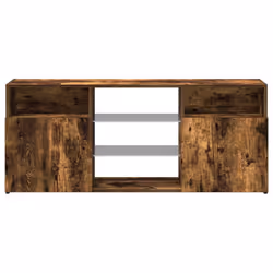 vidaXL TV Cabinet with LED Lights TV Stand TV Unit Hall Entertainment Cenrtre - smoked oak - Additional view 6