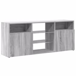 vidaXL TV Cabinet with LED Lights TV Stand TV Unit Hall Entertainment Cenrtre - grey sonoma - Additional view 5