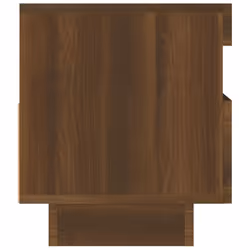 ) vidaXL TV Cabinet with LED Lights Entertainment Centre TV Stand Media TV Unit - Brown oak, 80 x 35 x 40 cm (L x W x H - Additional view 8