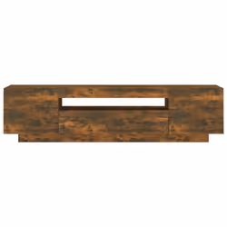 vidaXL TV Cabinet with LED Lights TV Stand TV Unit Hall Entertainment Cenrtre - Smoked oak - Additional view 7