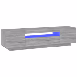vidaXL TV Cabinet with LED Lights TV Stand TV Unit Hall Entertainment Cenrtre - Grey sonoma