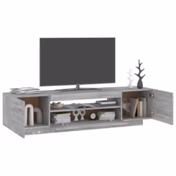 vidaXL TV Cabinet with LED Lights TV Stand TV Unit Hall Entertainment Cenrtre - Grey sonoma - Additional view 5