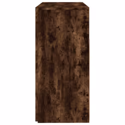 ) vidaXL Sideboard with LED Lights Storage Cupboard Cabinet Buffet Highboard - Smoked oak, 80 x 35 x 75 cm (L x W x H - Additional view 10