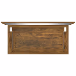 vidaXL Bathroom Furniture Set 2 Piece Storage Cabinet Cupboard Engineered Wood - smoked oak - Additional view 6