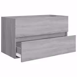 vidaXL Bathroom Furniture Set 2 Piece Storage Cabinet Cupboard Engineered Wood - grey sonoma - Additional view 8