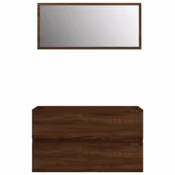 VidaXL 815740, Brown, Wood, 800 mm, 385 mm, 450 mm, 80 cm
