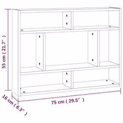 VidaXL 815843 shelve Wood Oak, Brown - Additional view 6