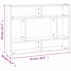 VidaXL 815844 shelve Wood Grey - Additional view 6