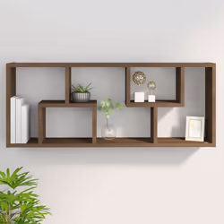 VidaXL 815848 shelve Wood Brown, Wood - Additional view 8