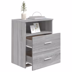 VidaXL 815861 nightstand/bedside table Oak - Additional view 4